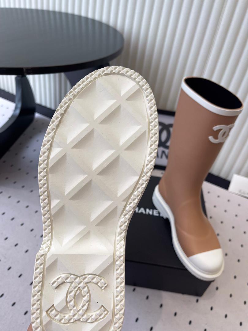 Viral Rubber Boots Caramel