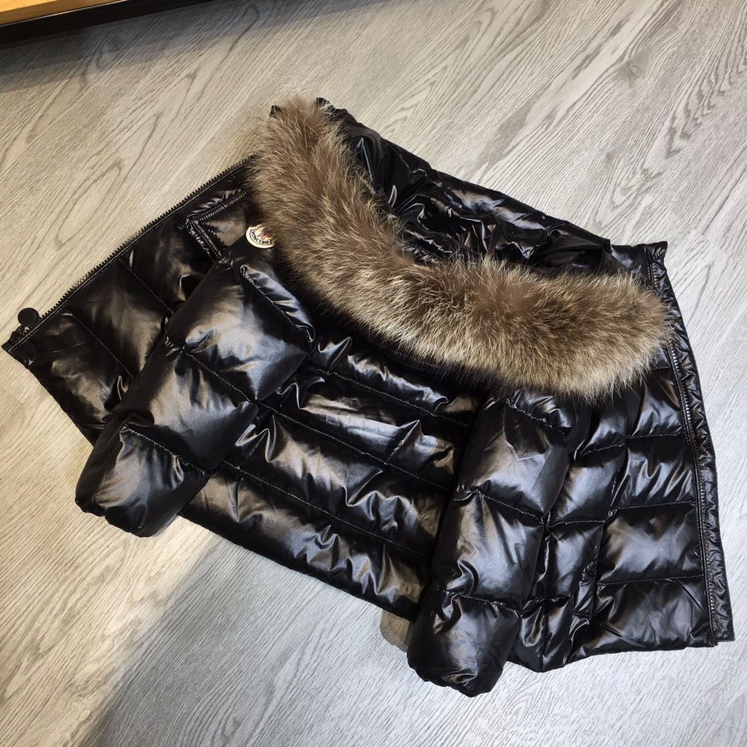 Black Down Puffer Jacket