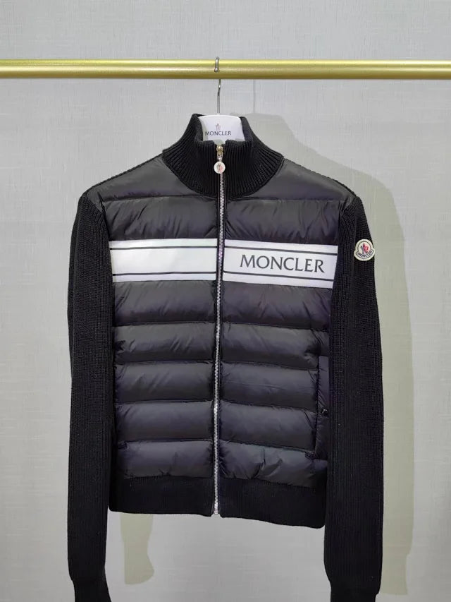 Hybrid Puffer Knit Jacket